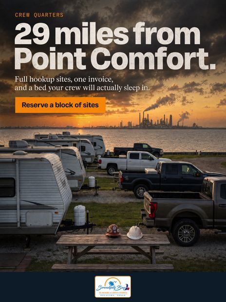 29 miles from Point Comfort