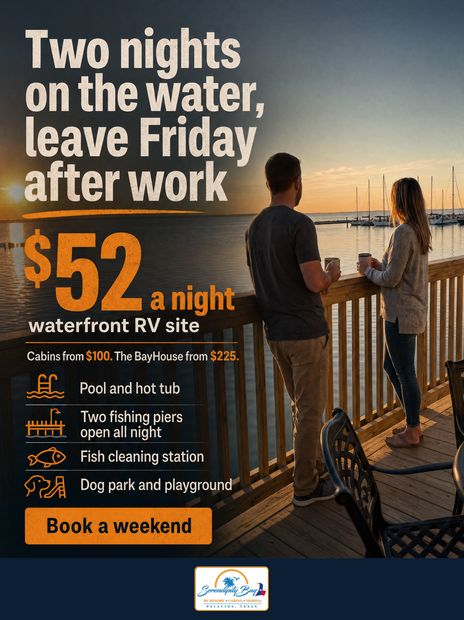 Two nights, leave Friday after work