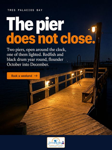 The pier does not close